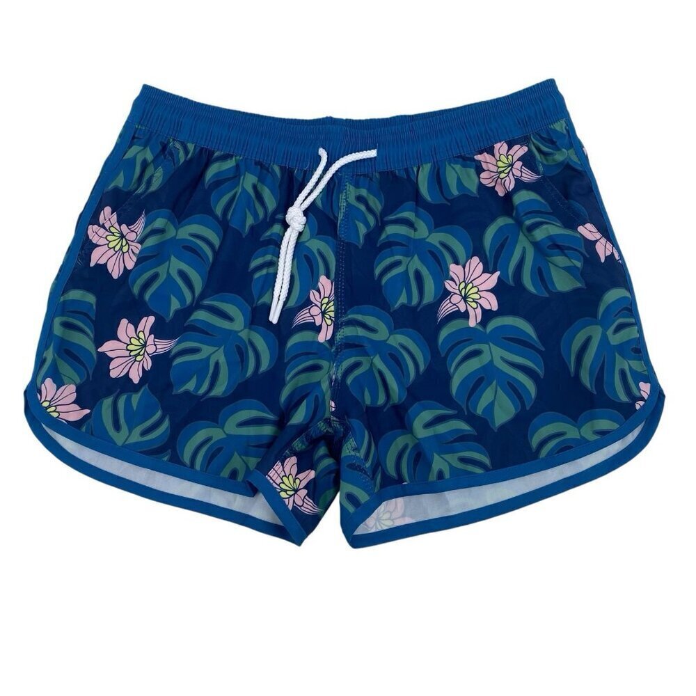 MAAMGIC MENS XL TRUNKS ALL DAY 4” SHORTS FLORAL UNLINED